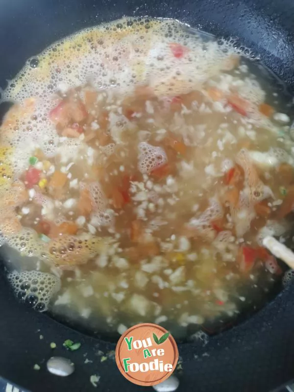 Tomato pimple soup