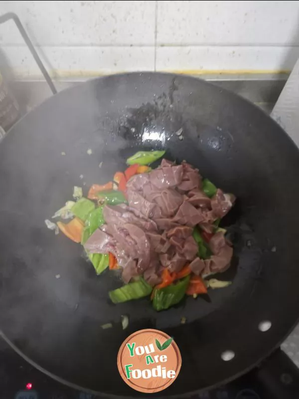 Stir fried kidney