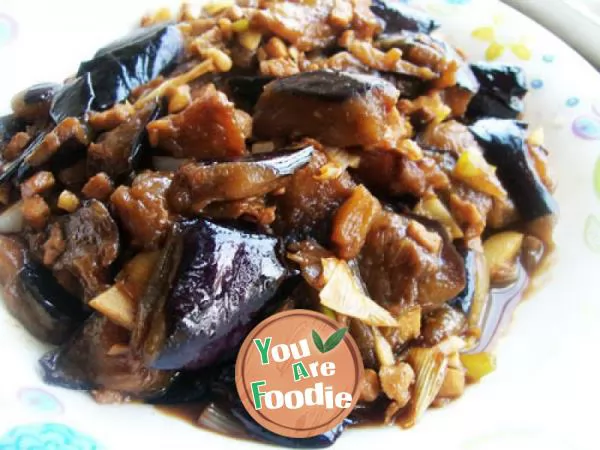 Eggplant with minced meat