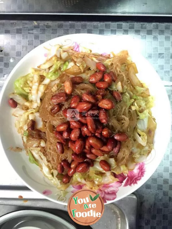 Cabbage with vermicelli